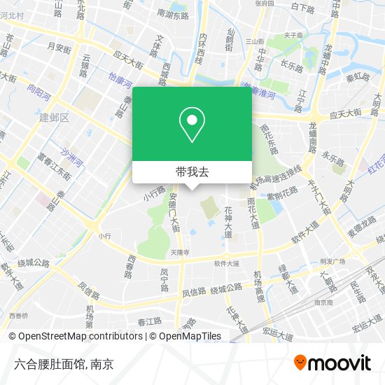 六合腰肚面馆地图
