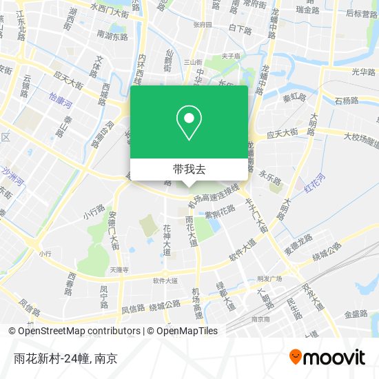 雨花新村-24幢地图