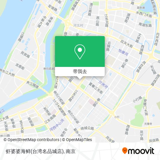 虾婆婆海鲜(台湾名品城店)地图