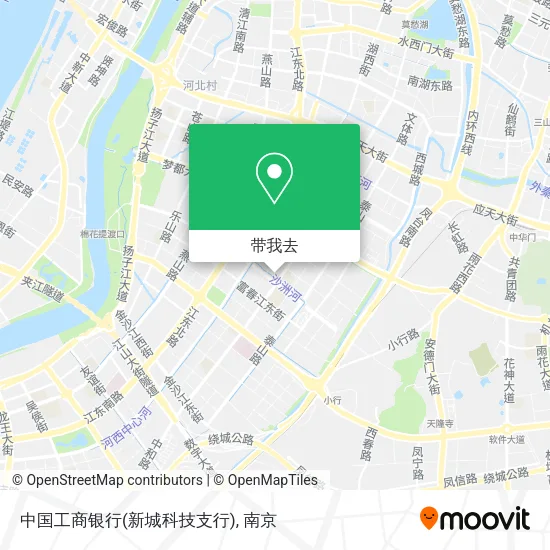中国工商银行(新城科技支行)地图