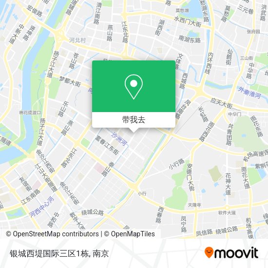 银城西堤国际三区1栋地图