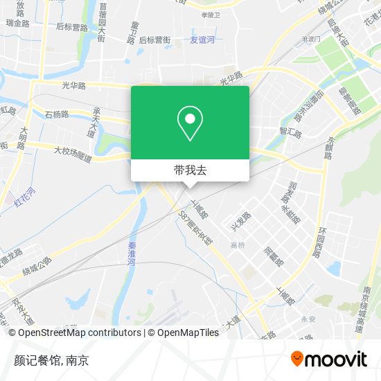 颜记餐馆地图