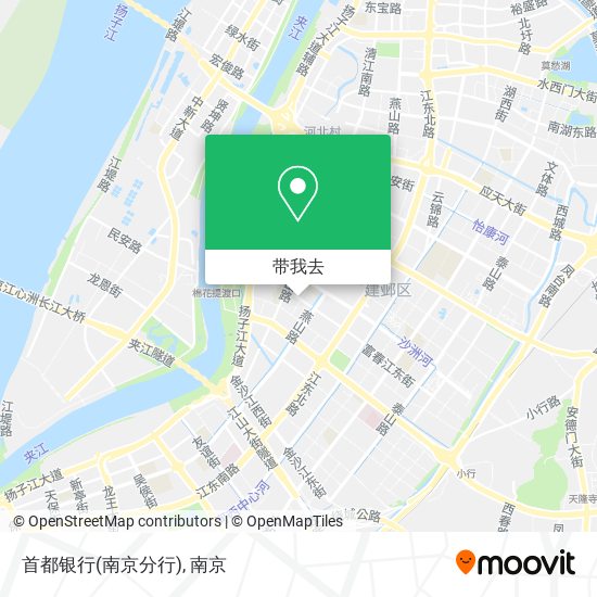 首都银行(南京分行)地图