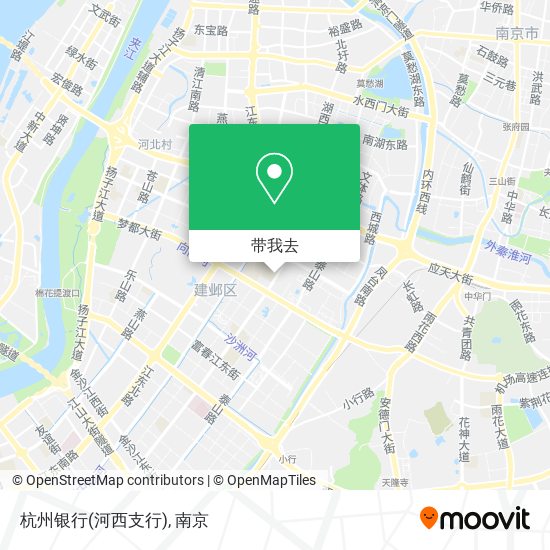 杭州银行(河西支行)地图