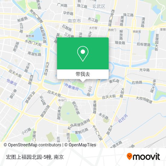 宏图上福园北园-5幢地图