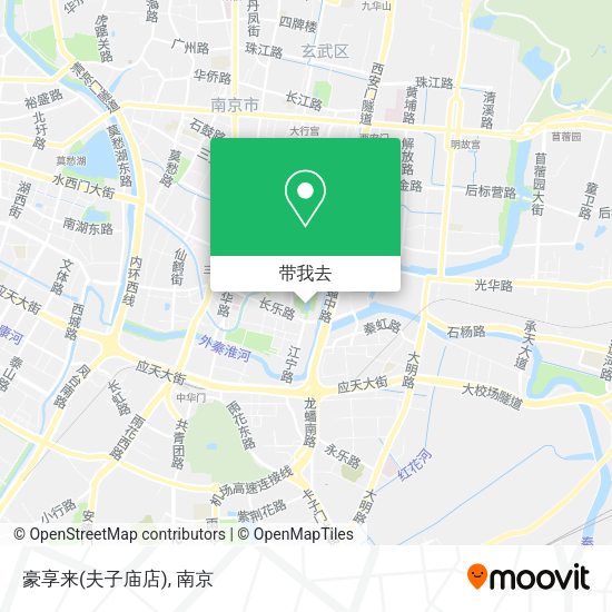 豪享来(夫子庙店)地图