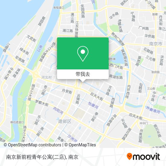 南京新前程青年公寓(二店)地图