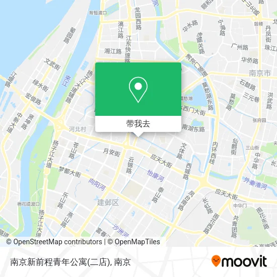 南京新前程青年公寓(二店)地图