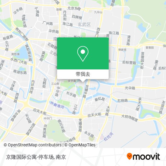 京隆国际公寓-停车场地图