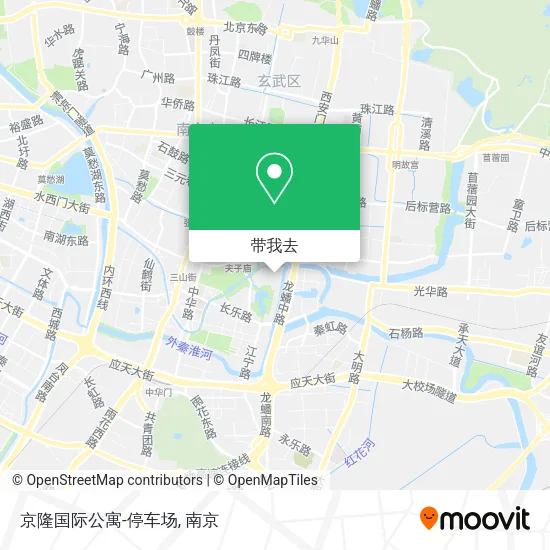 京隆国际公寓-停车场地图