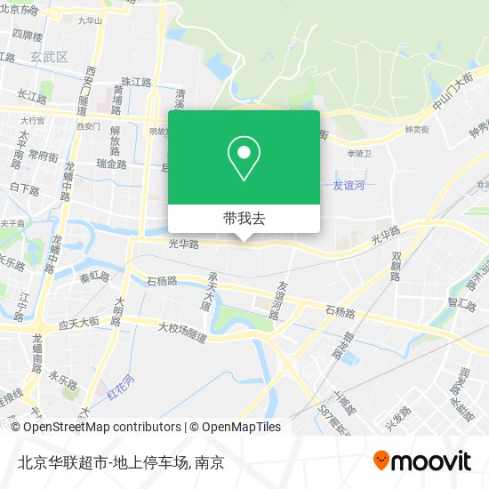 北京华联超市-地上停车场地图