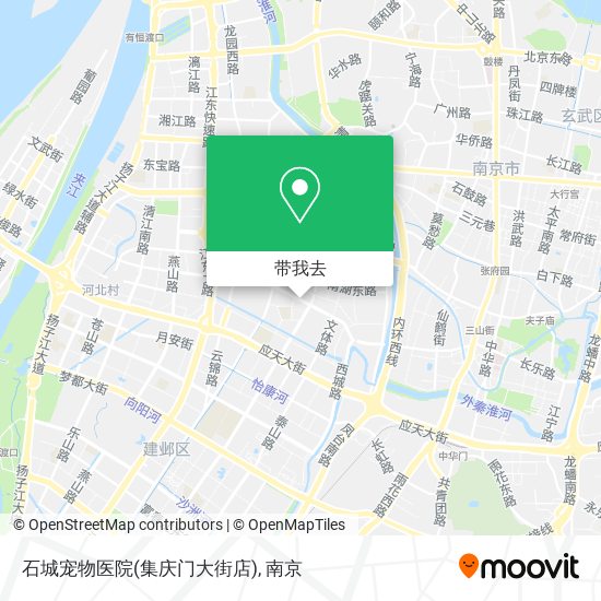 石城宠物医院(集庆门大街店)地图