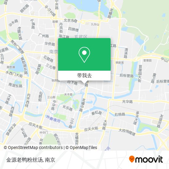 金源老鸭粉丝汤地图