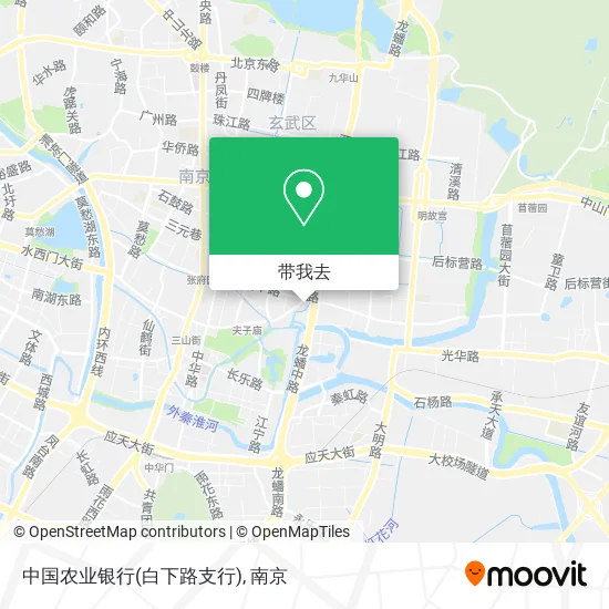 中国农业银行(白下路支行)地图