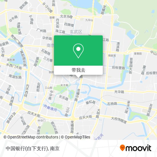 中国银行(白下支行)地图