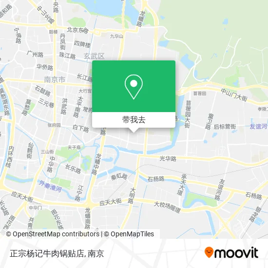 正宗杨记牛肉锅贴店地图