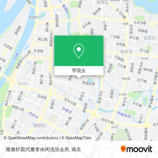 雍雅轩菀式桑拿休闲洗浴会所地图