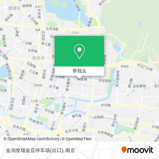 金润发瑞金店停车场(出口)地图