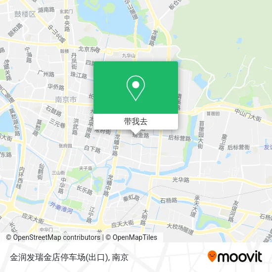 金润发瑞金店停车场(出口)地图