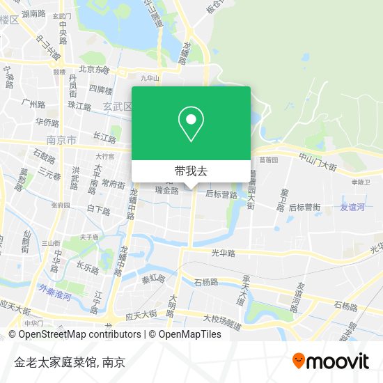 金老太家庭菜馆地图