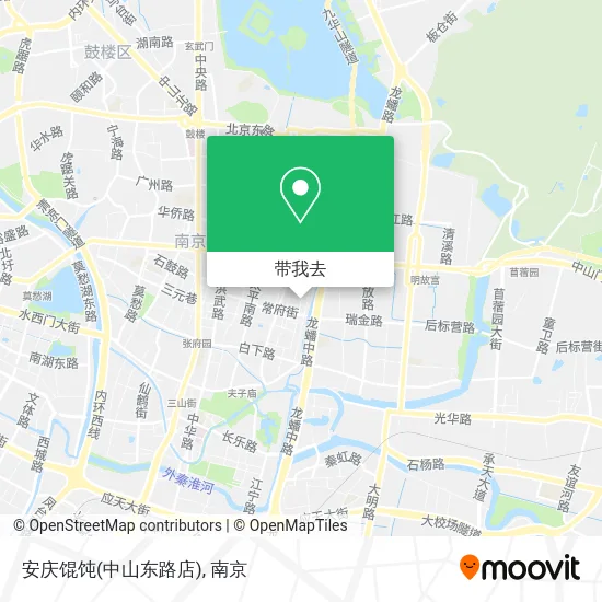 安庆馄饨(中山东路店)地图