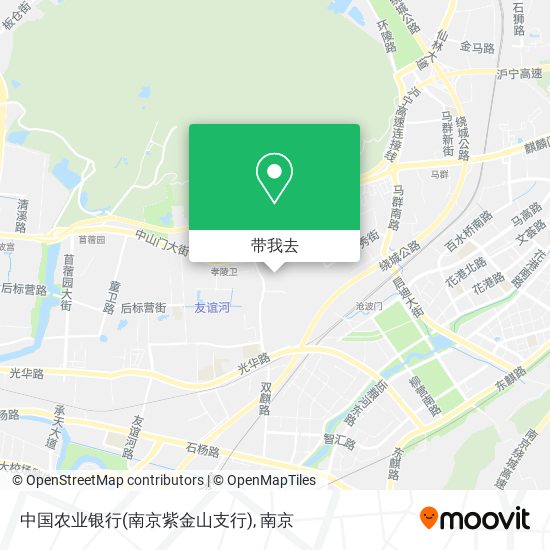 中国农业银行(南京紫金山支行)地图