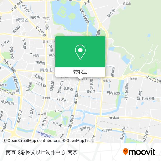 南京飞彩图文设计制作中心地图