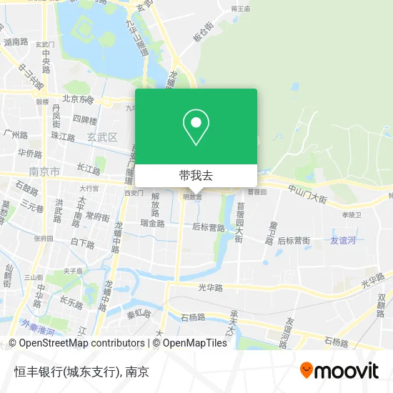 恒丰银行(城东支行)地图