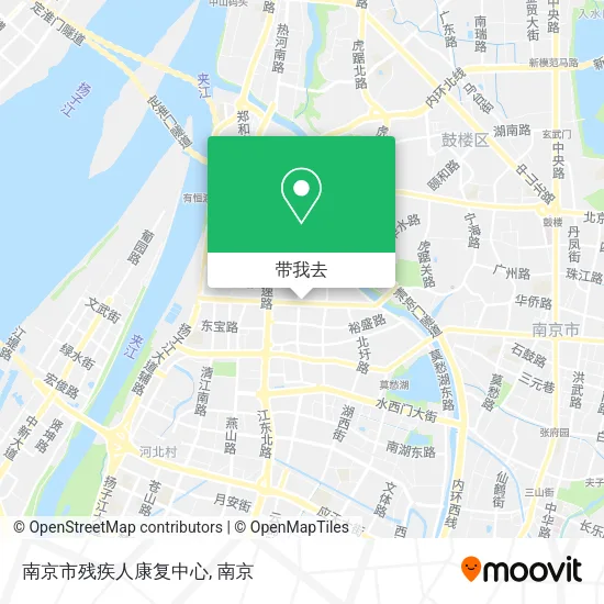 南京市残疾人康复中心地图