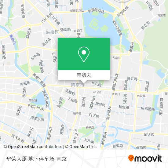 华荣大厦-地下停车场地图