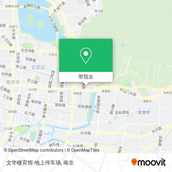 文华楼宾馆-地上停车场地图