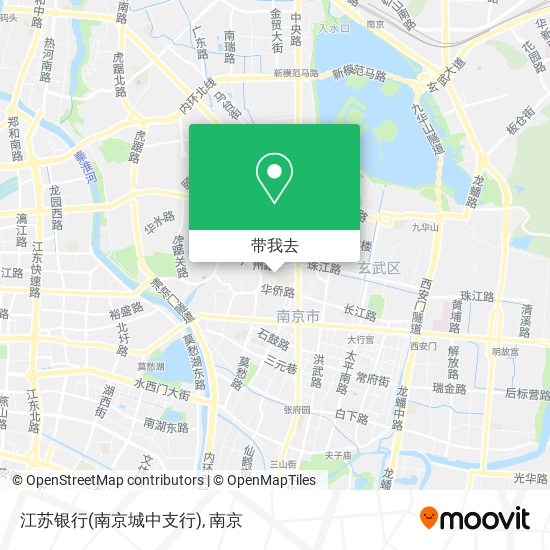江苏银行(南京城中支行)地图