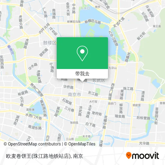 欧麦卷饼王(珠江路地铁站店)地图