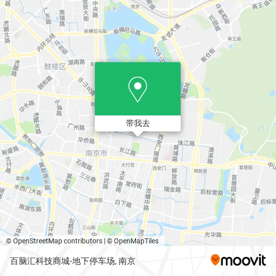 百脑汇科技商城-地下停车场地图