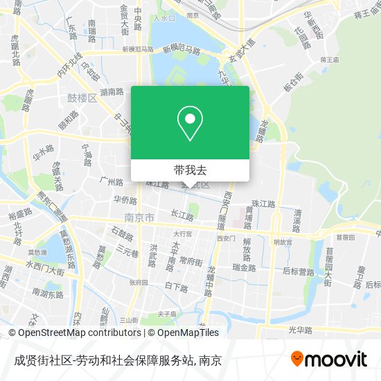 成贤街社区-劳动和社会保障服务站地图