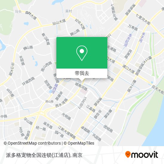 派多格宠物全国连锁(江浦店)地图