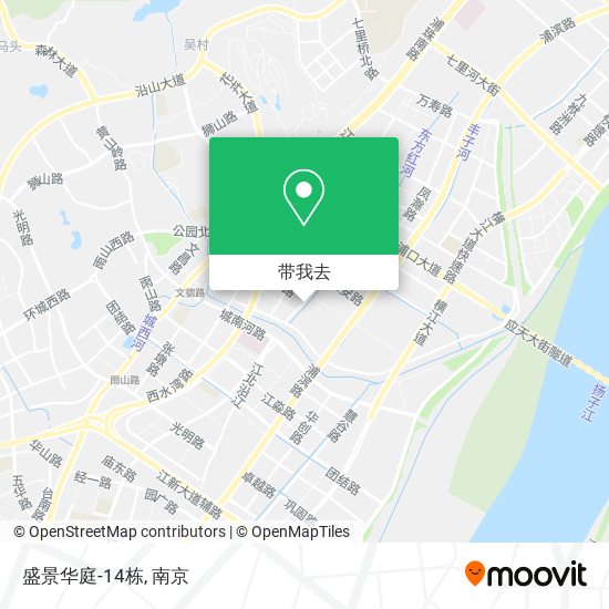 盛景华庭-14栋地图
