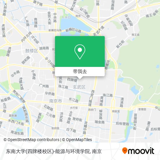 东南大学(四牌楼校区)-能源与环境学院地图