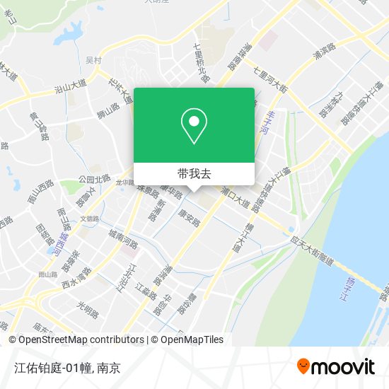 江佑铂庭-01幢地图