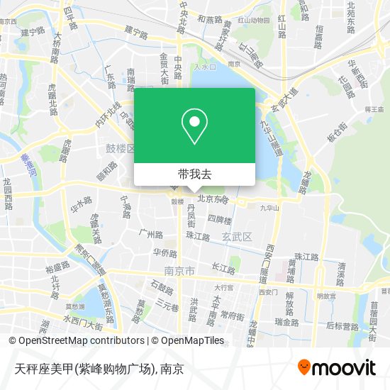 天秤座美甲(紫峰购物广场)地图