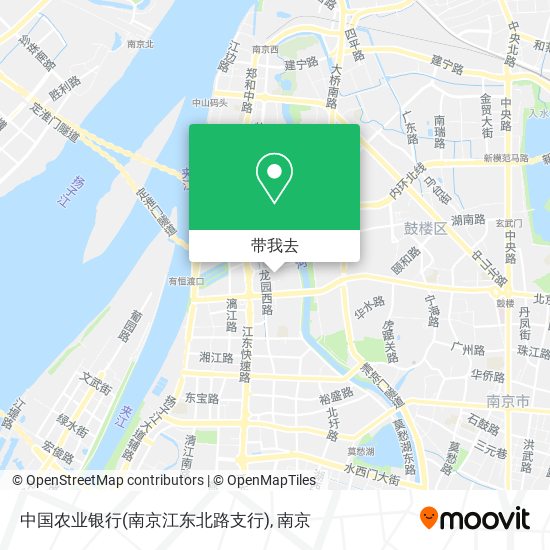 中国农业银行(南京江东北路支行)地图