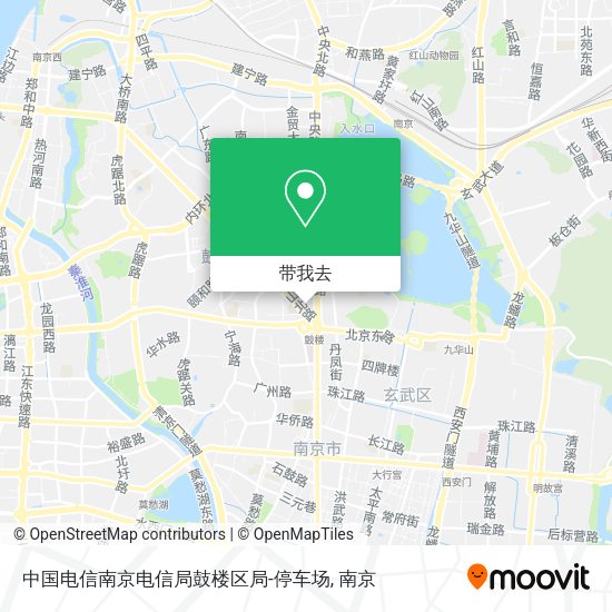中国电信南京电信局鼓楼区局-停车场地图