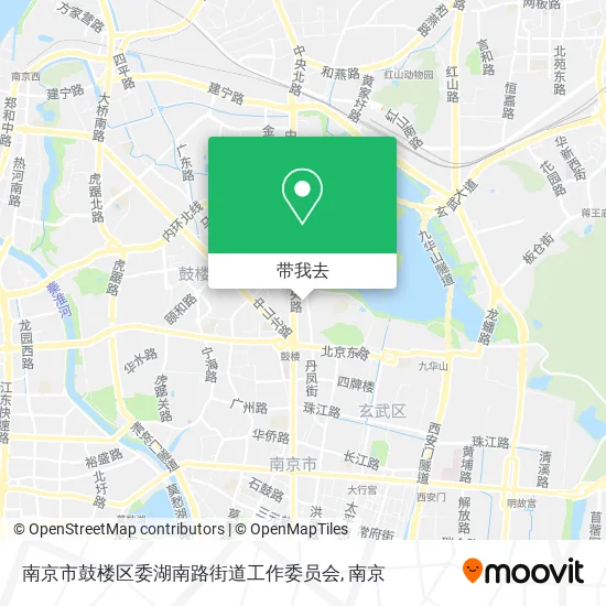 南京市鼓楼区委湖南路街道工作委员会地图