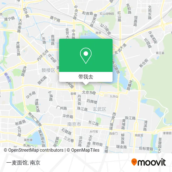 一麦面馆地图