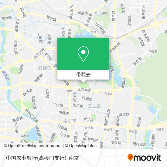 中国农业银行(高楼门支行)地图