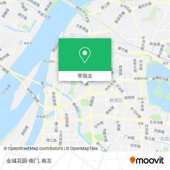 金城花园-南门地图