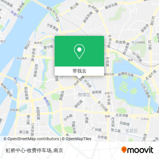 虹桥中心-收费停车场地图