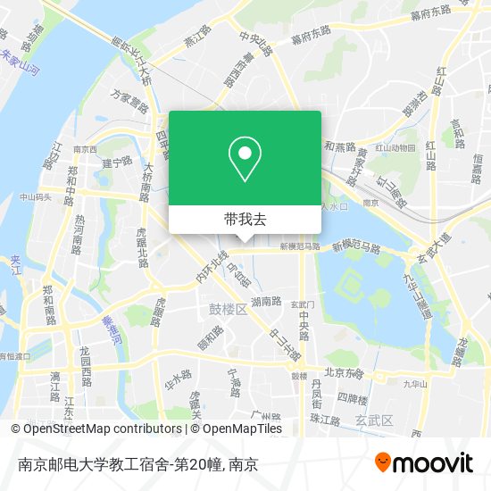 南京邮电大学教工宿舍-第20幢地图