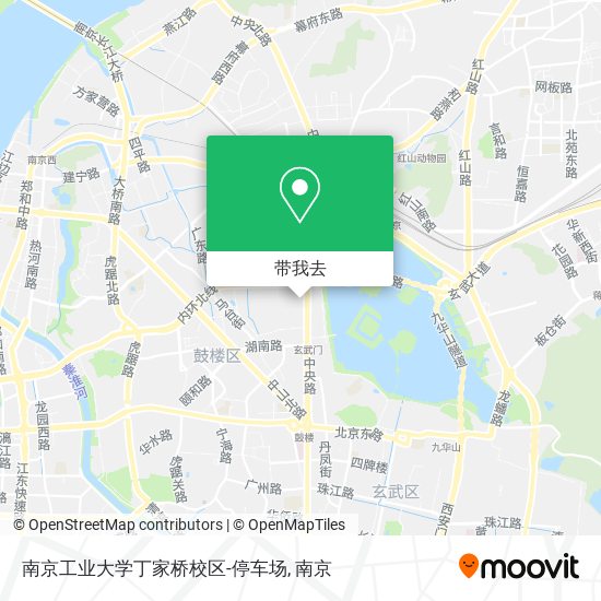 南京工业大学丁家桥校区-停车场地图