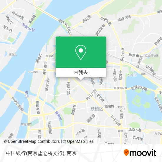 中国银行(南京盐仓桥支行)地图